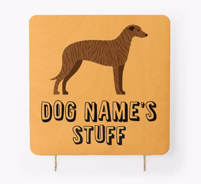 'Dog's Stuff' - Personalised {breedFullName} Lead & Collar Hanger